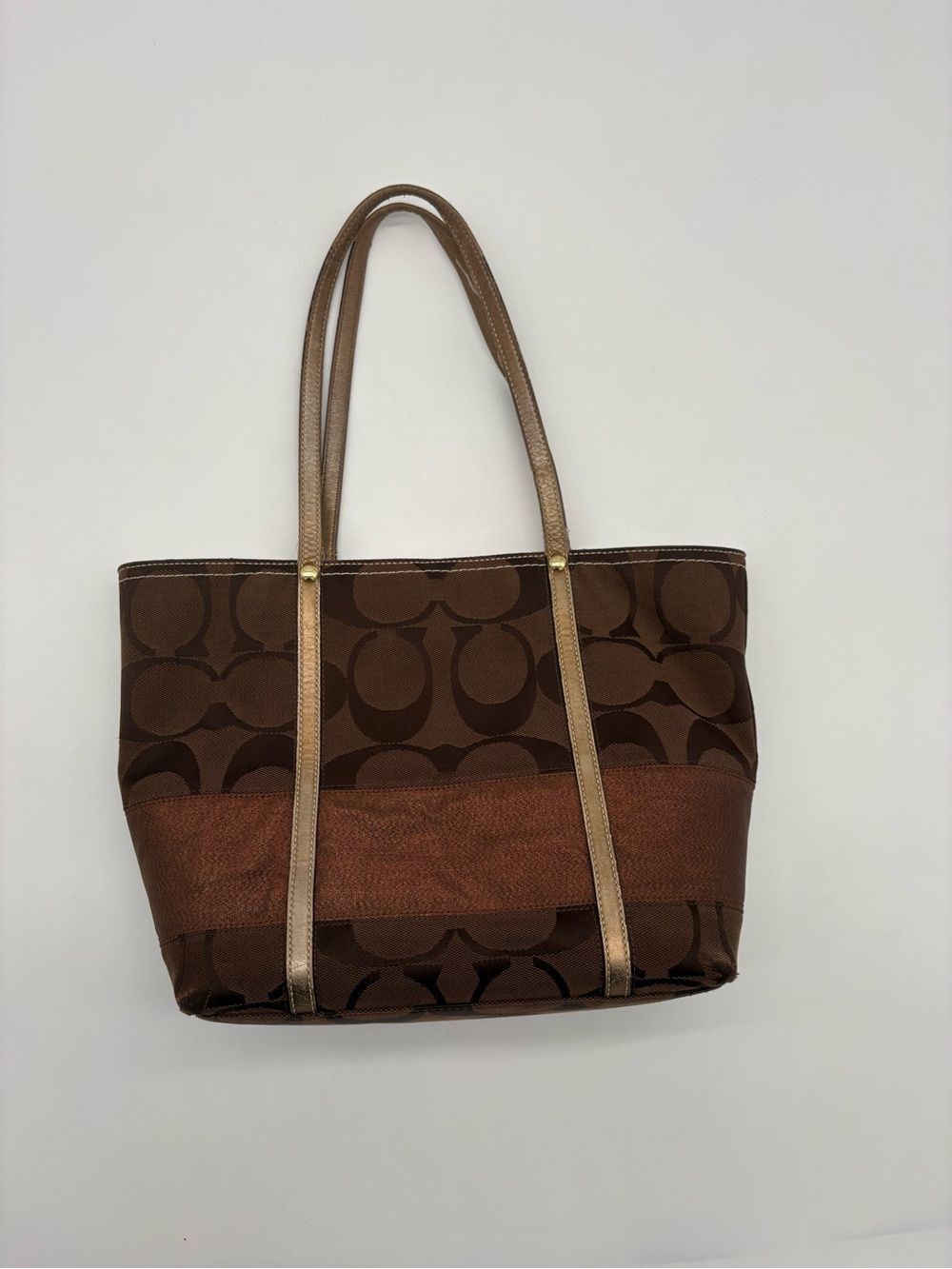 Coach Monogramed y2k Tote Bag